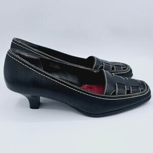 Aerosol Whats What Pump Leather Womens Size 5.5 1.5" Heel